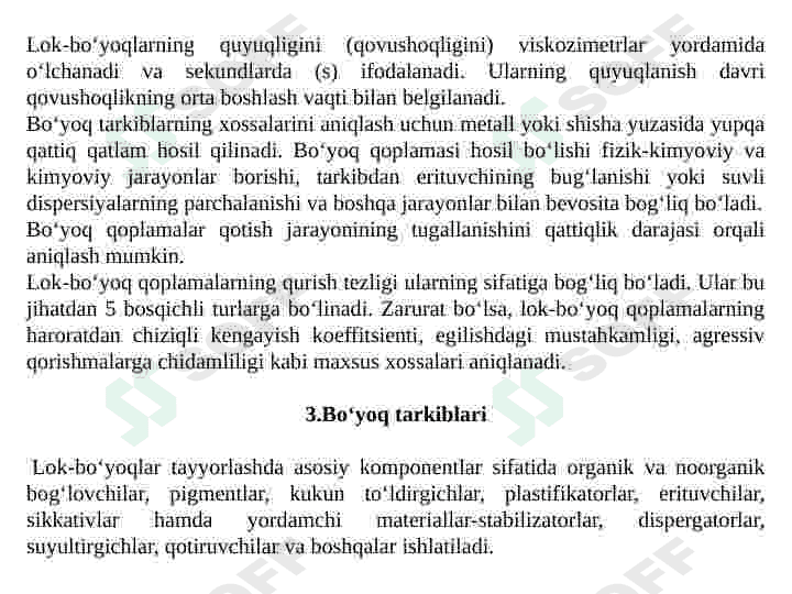 Lok-bo`yoq materiallari 8