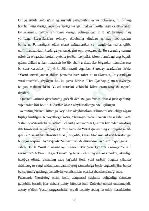 Durbek va uning " Yusuf va Zulayho" dostoni 8