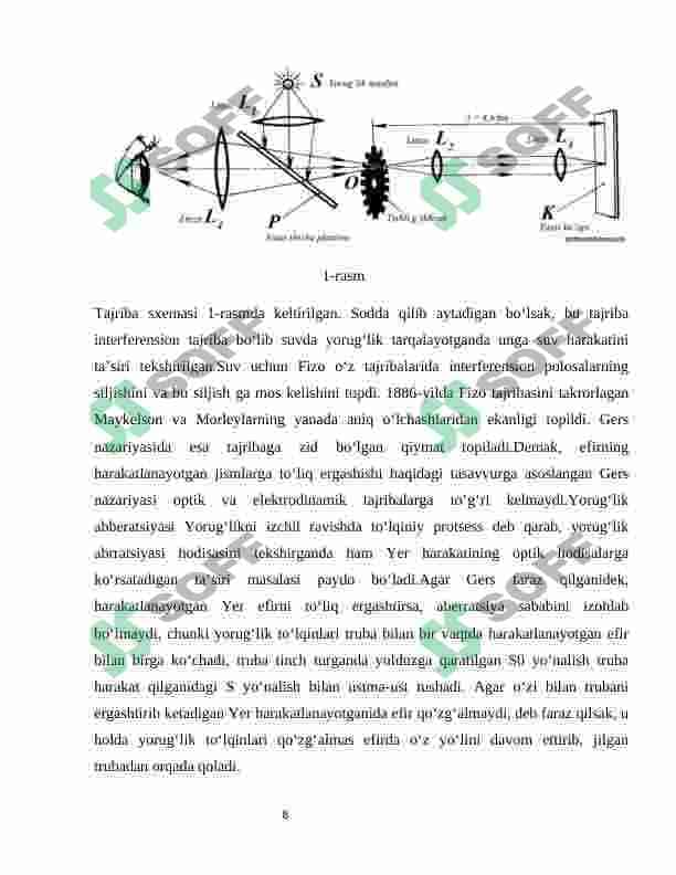 Harakatlanuvchi muhitlar optikasi 8