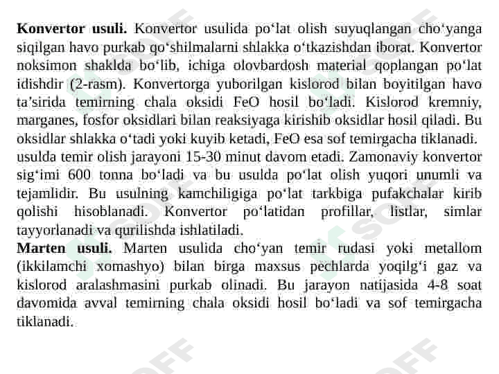 Metall Qurilish materiallari va buyumlari 8