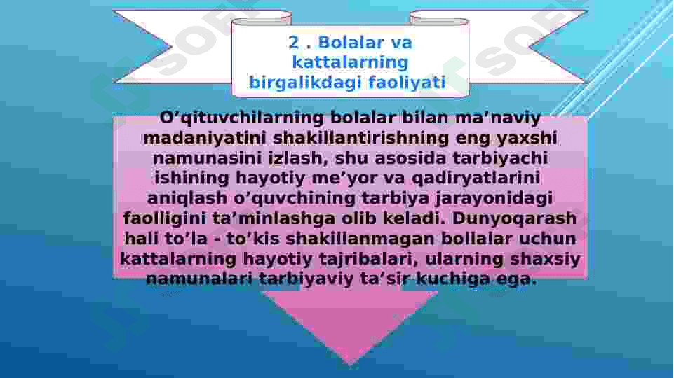 Tarbiya jarayonining mohiyati va mazmuni. 8