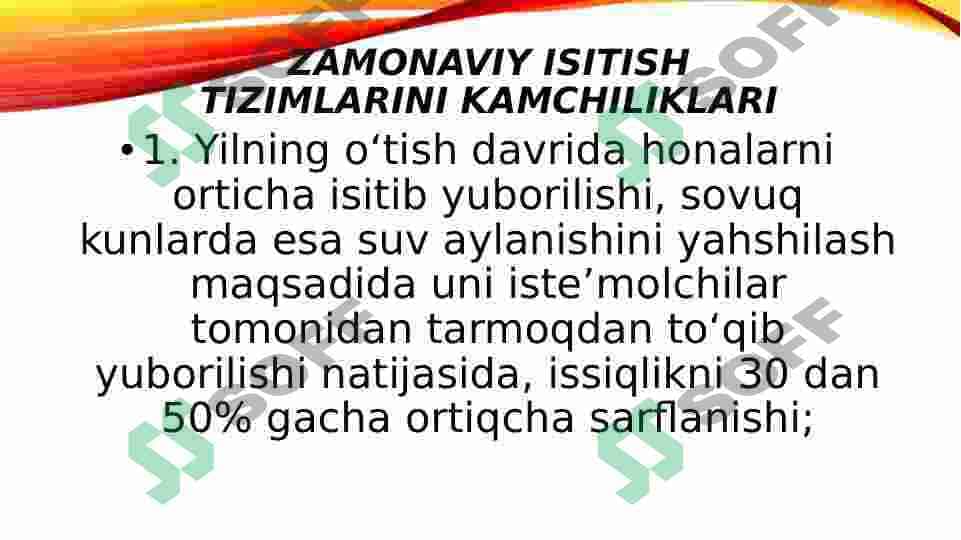 Zamonaviy isitish   tizimlari 8