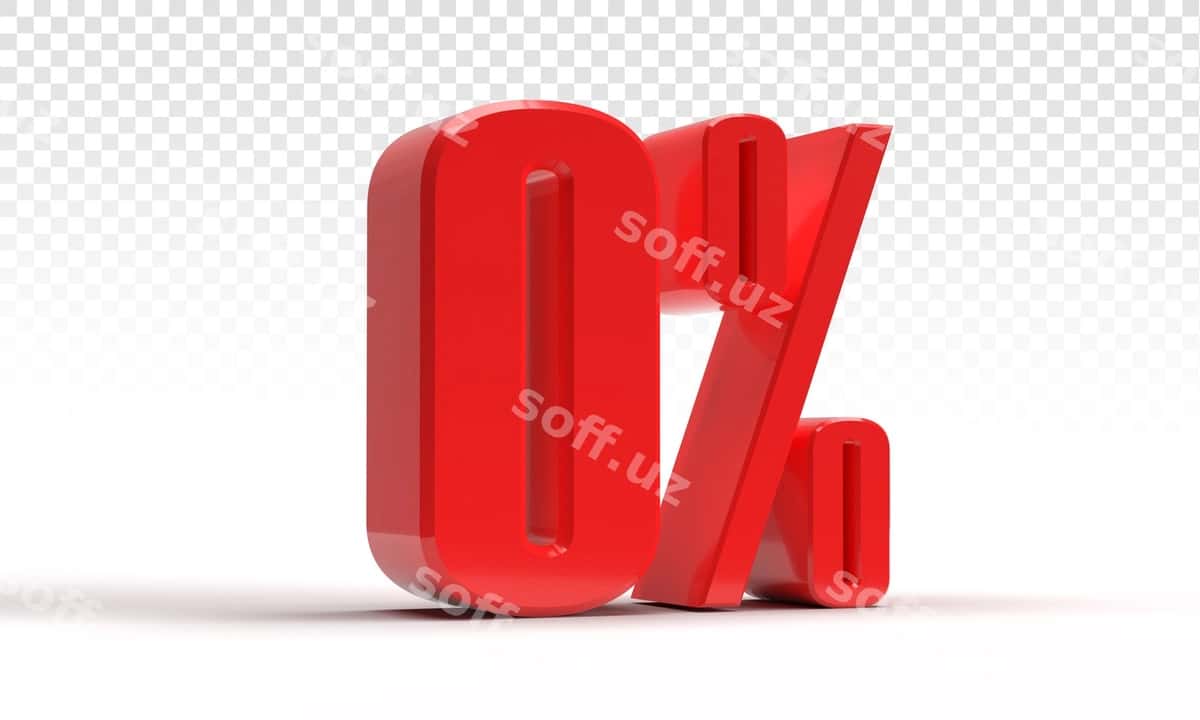 0 foiz 3D rendering ajralgan | 0 percent 3d rendering isolated 1
