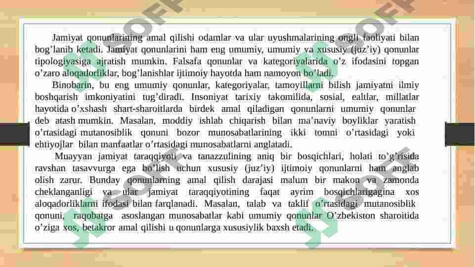 Jamiyat falsafasi 4