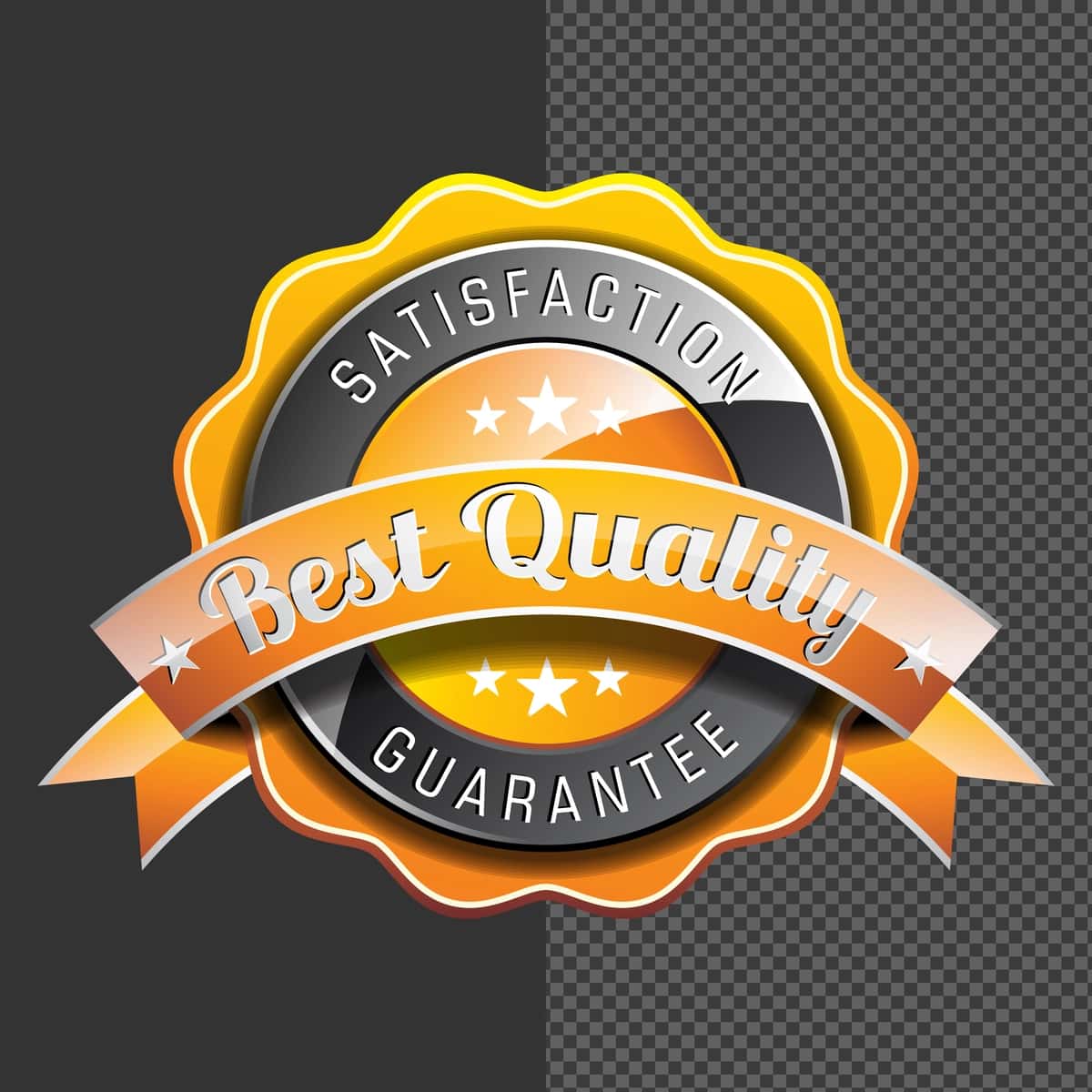 Eng yaxshi sifat qoniqish kafolati nishoni | Best quality satisfaction guarantee badge 1