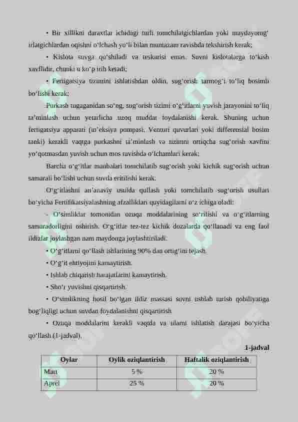 Anorchilikda o‘g‘itlash tizimi 4
