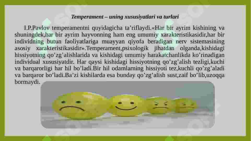 Temperament va uning nazariyalari 3
