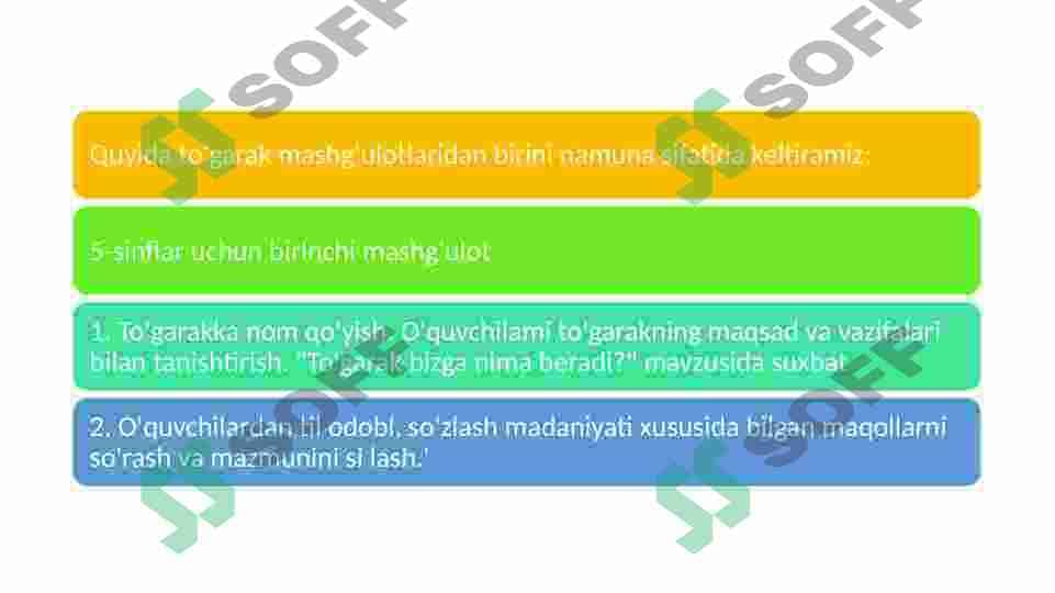 Ona tilidan sinfdan tashqari ishlar. 3