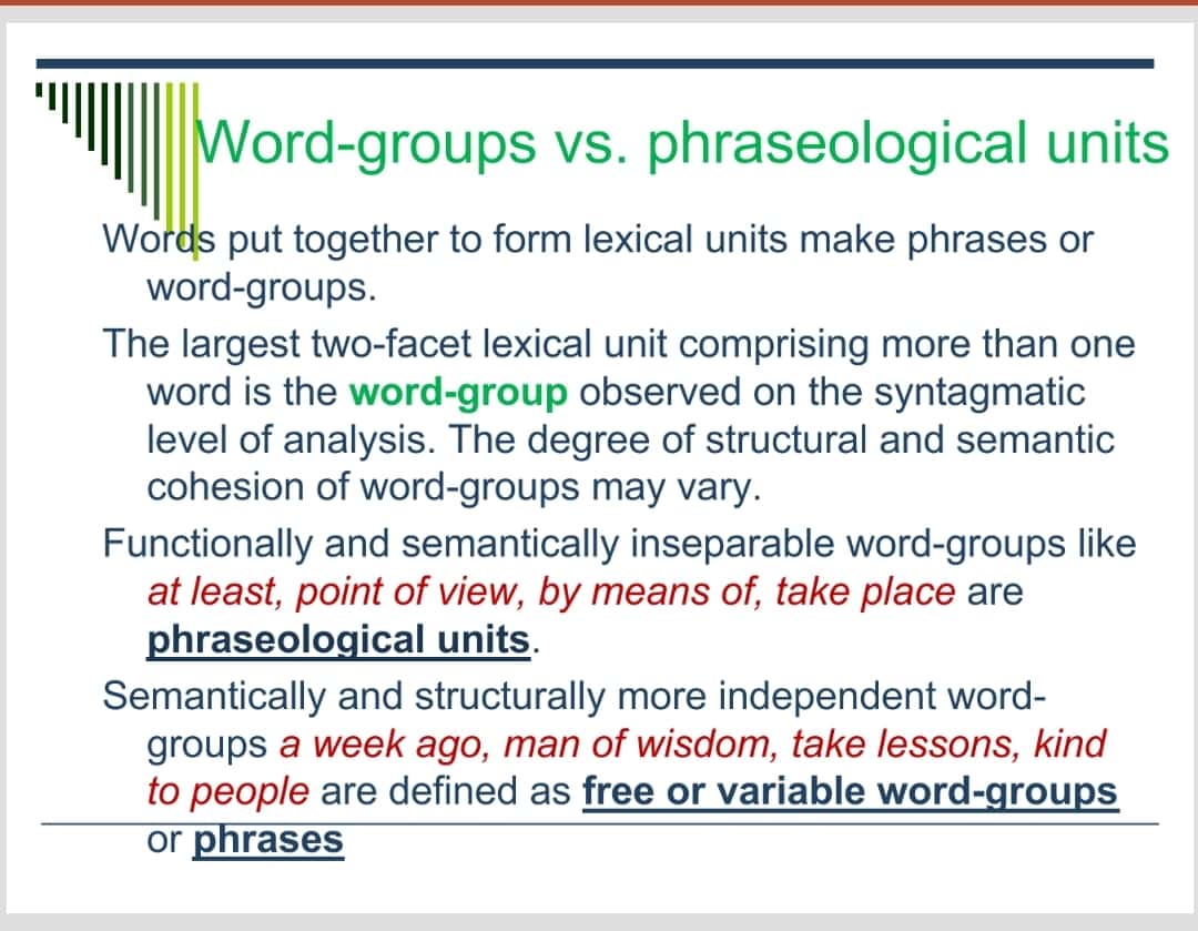 WORD-GROUPS 1