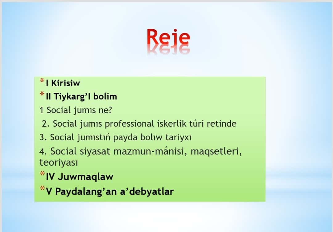 Social jumis haqqinda tusinik 1