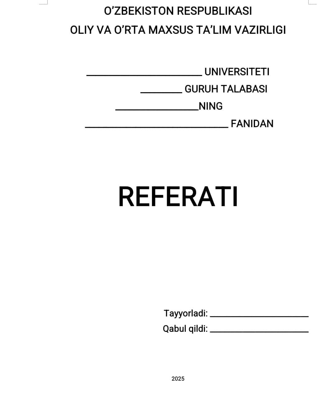 Referat betlik 1