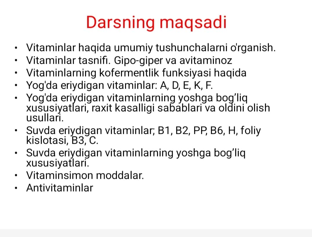 Vitaminlar 1