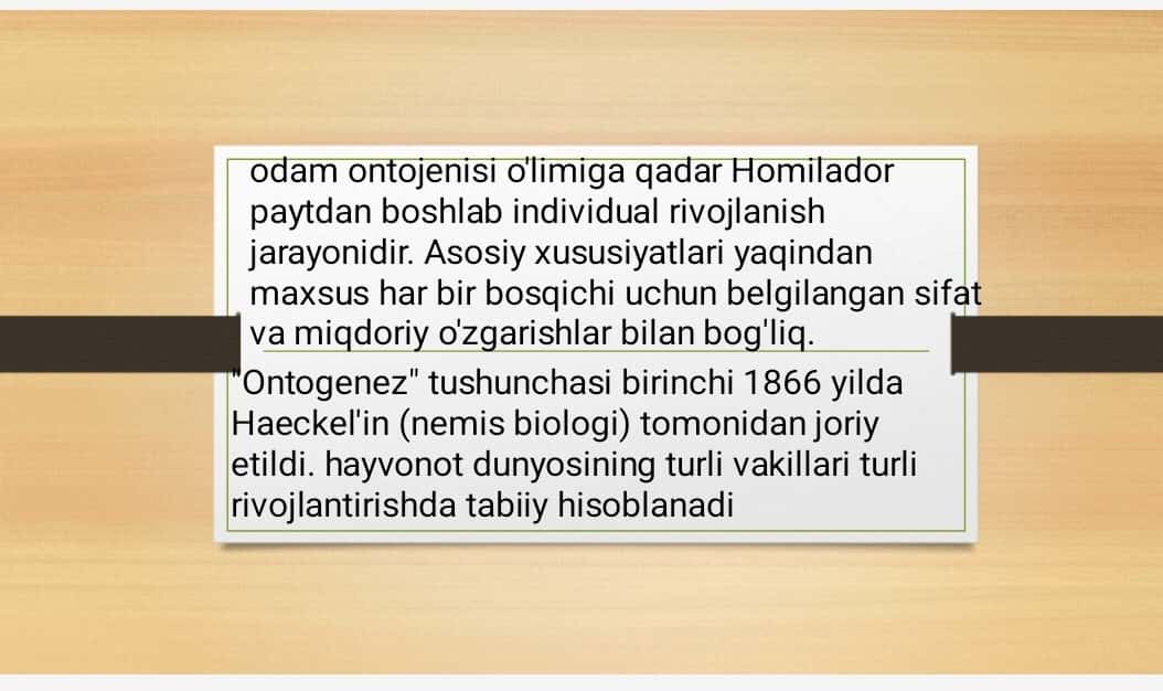 Asab sistemasi ontogenezi 1