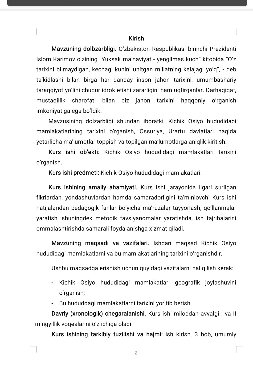 Qadimgi Kichik Osiyo davlatlari 1