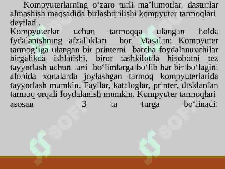 Kompyuter tarmoqlarining geografik joylashuvi 2
