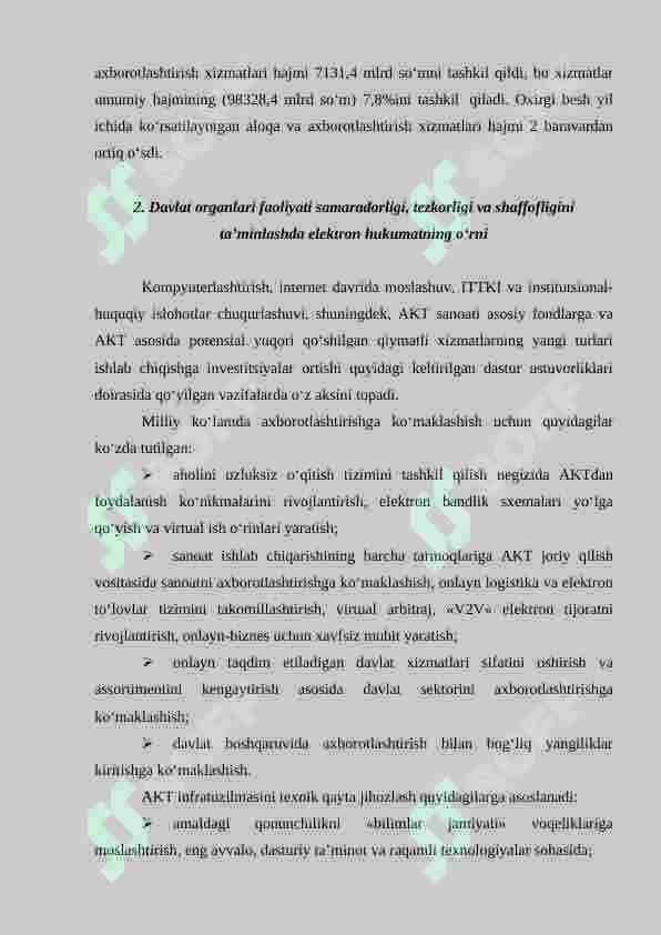 O'ZBEKISTONDA ELEKTRON HUKUMAT XUSUSIYATLARI 6