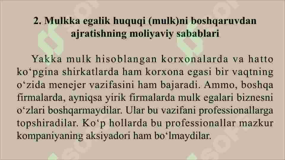 Zamonaviy moliyaning fundamental masalalari 5