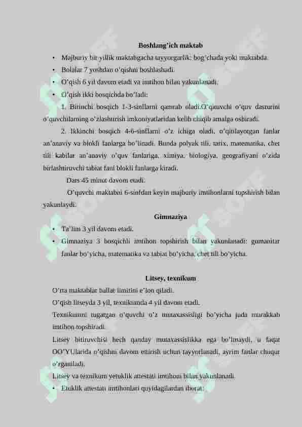 Polsha davlatida ta'lim tizimi 4