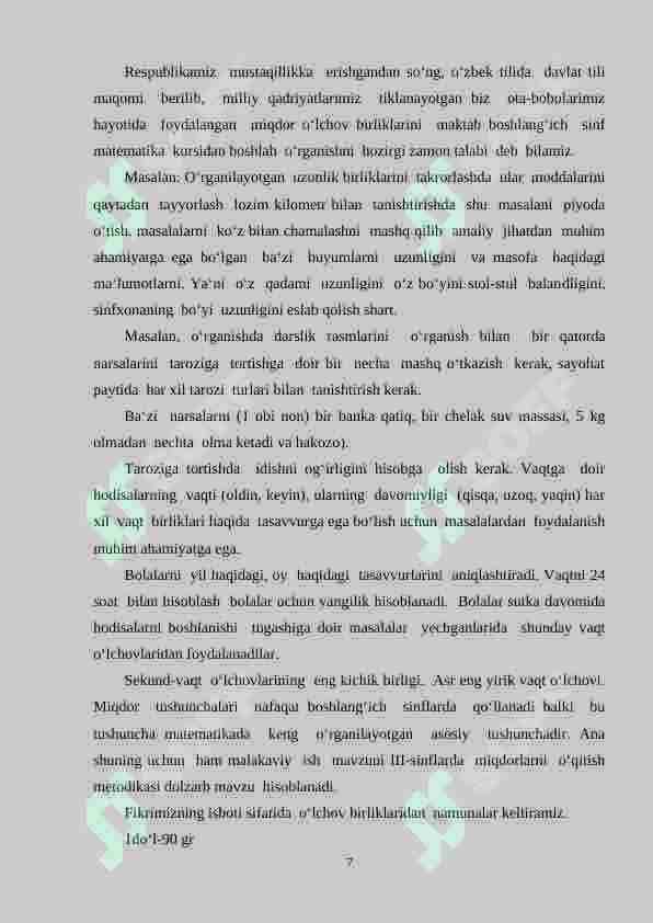 1-sinf o‘quvchilariga miqdorlarni o‘rgatish metodikasi 7