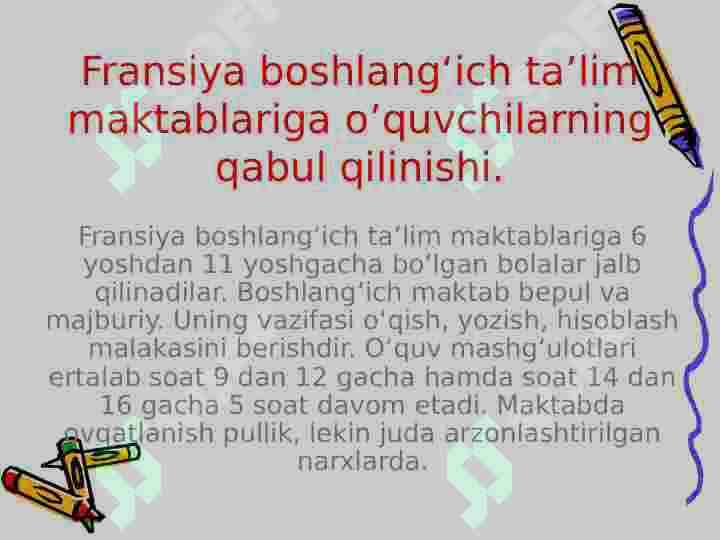 Fransiyada ta'lim tizimi 3