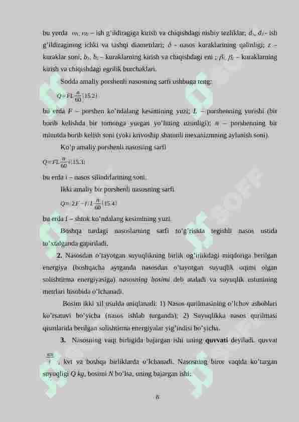 GIDROMASHINALAR HAQIDA UMUMIY MA’LUMOTLAR 8