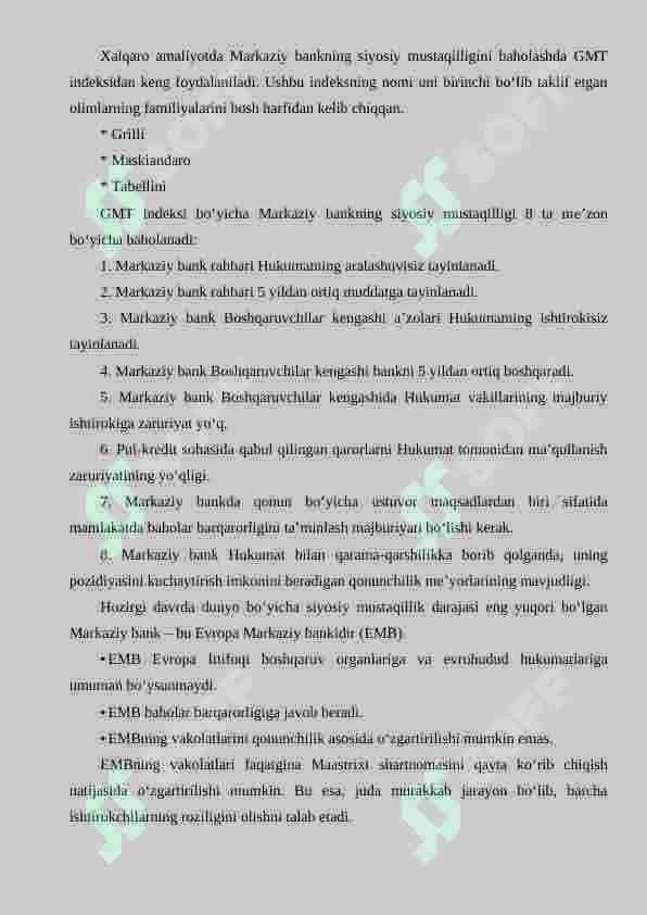 MARKAZIY BANKNING MUSTAQILLIGI 4