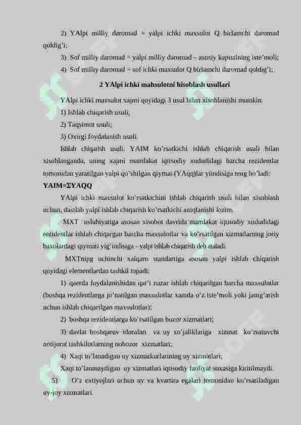 YALPI ICHKI MAHSULOT STATISTIKASI 7