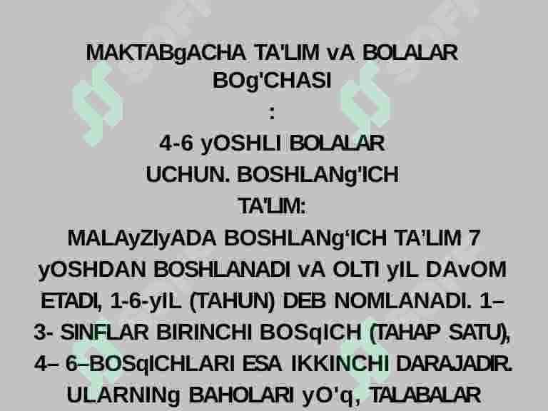 Malayziya davlati ta'lim tizimi 8