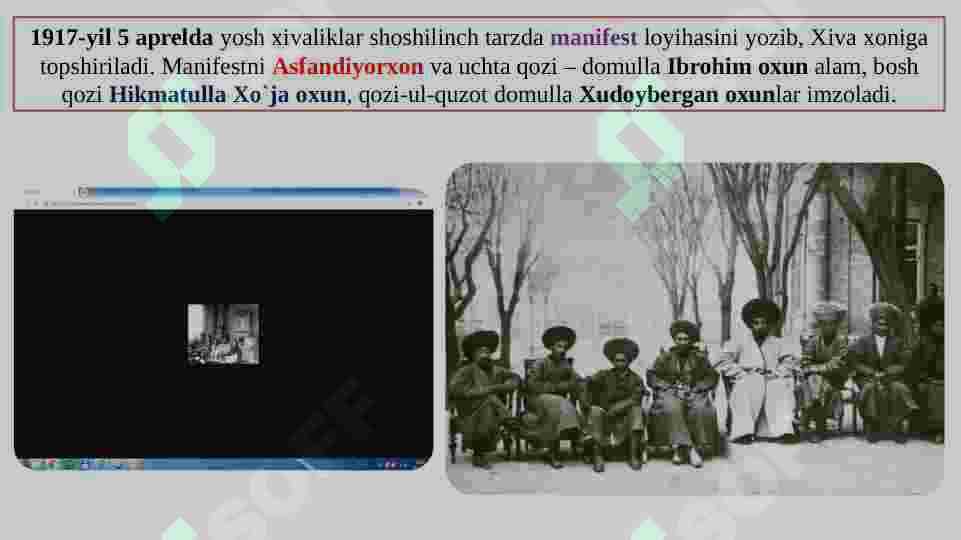 Xorazm va Buxoroda xonligi va amirligini yemirilishi 4
