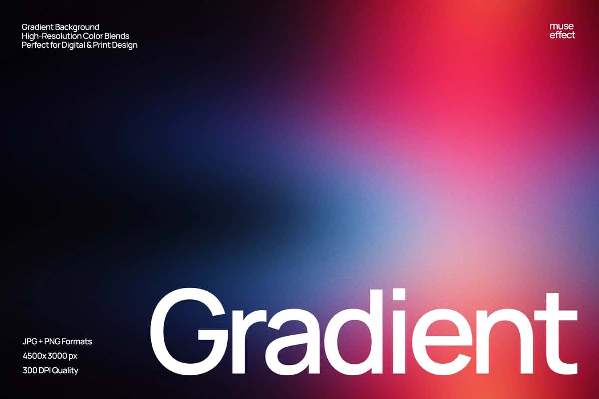 Silliq ranglar aralashgan gradient fon | Gradient background with smooth color blends 1