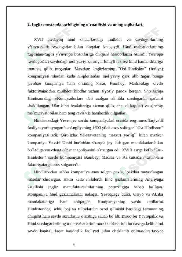 XIX asrda Hindiston. 6