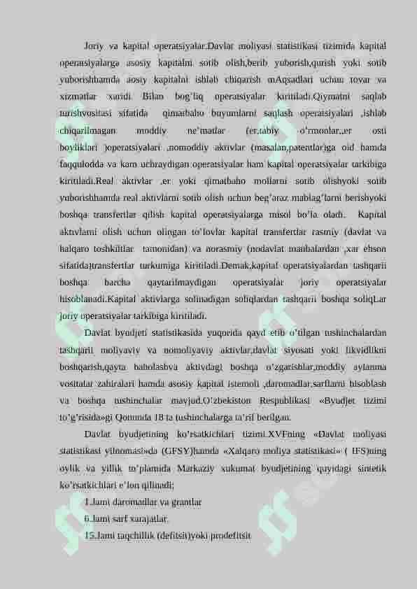 MOLIYA KREDIT TIZIMI STATISTIKASI 5