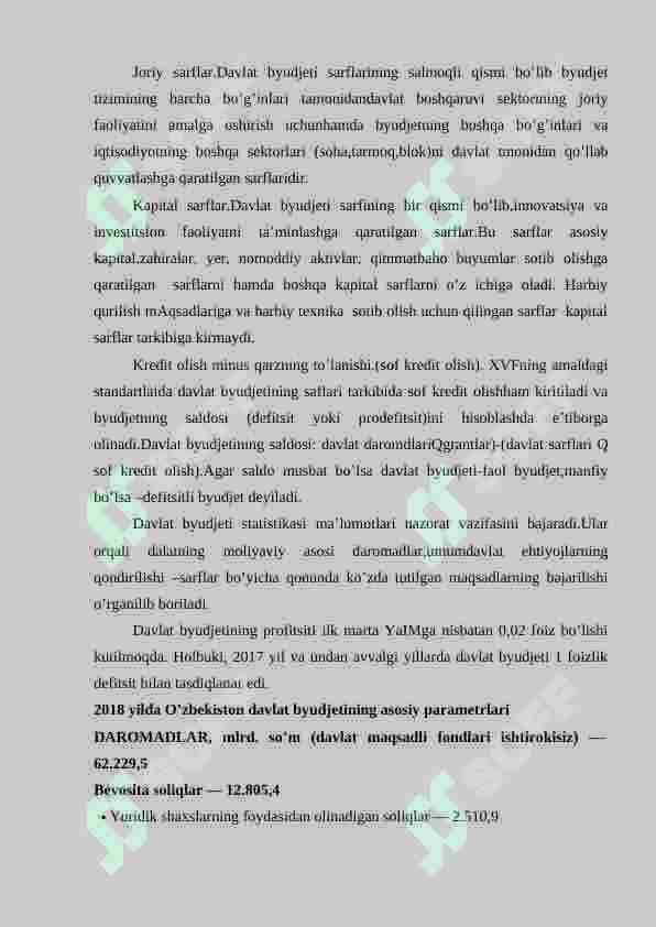 MOLIYA KREDIT TIZIMI STATISTIKASI 8