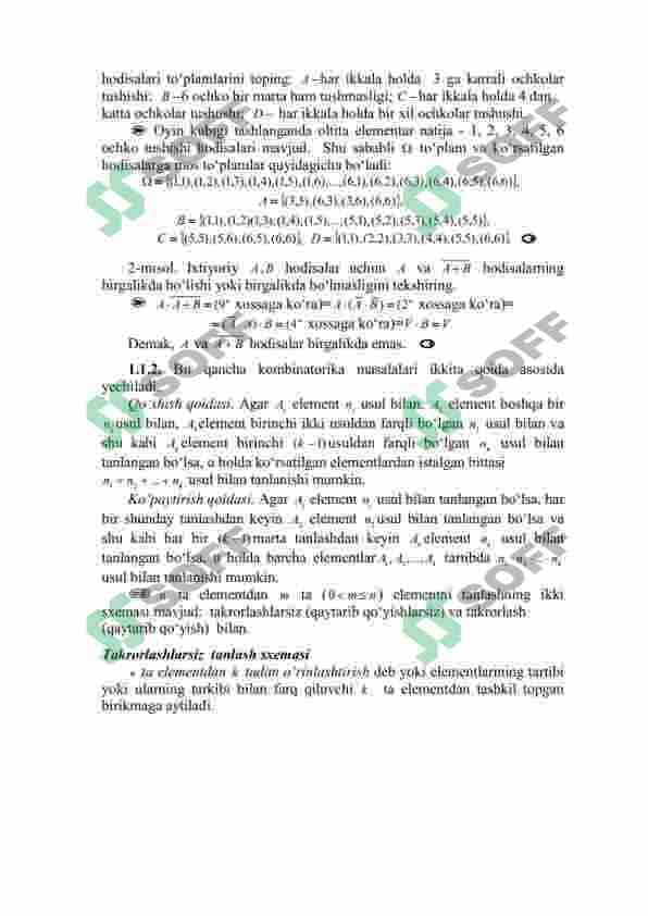 TO’LA EHTIMOLLIK VA BAYYES FORMULASI 3