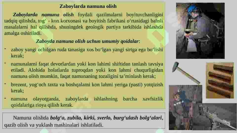 Namuna olish usullari va namuna olish uskunalari 3