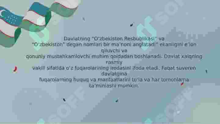 DAVLAT SUVЕRЕNITЕTI TUSHUNCHASI VA MOHIYATI. 6
