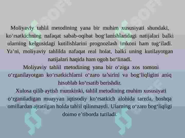 Mоliyaviy tahlilning metоdi va usullari 8