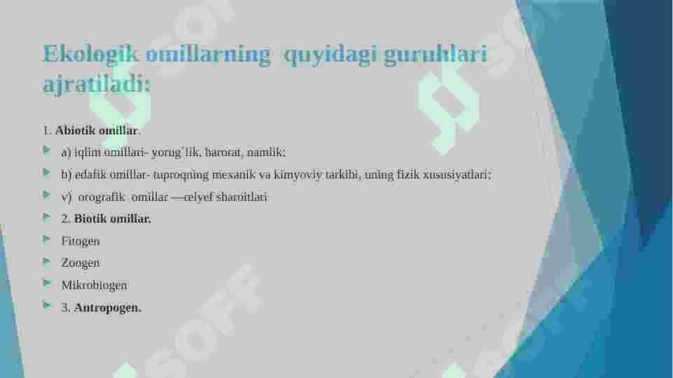 Muhit va ekologik omillar 5