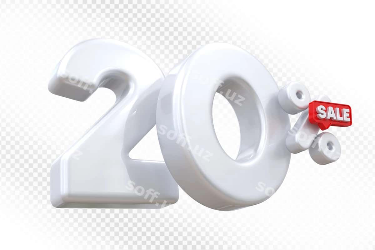 20 foiz kumrush taklifi 3D | 20 percent silver offer 3d 1