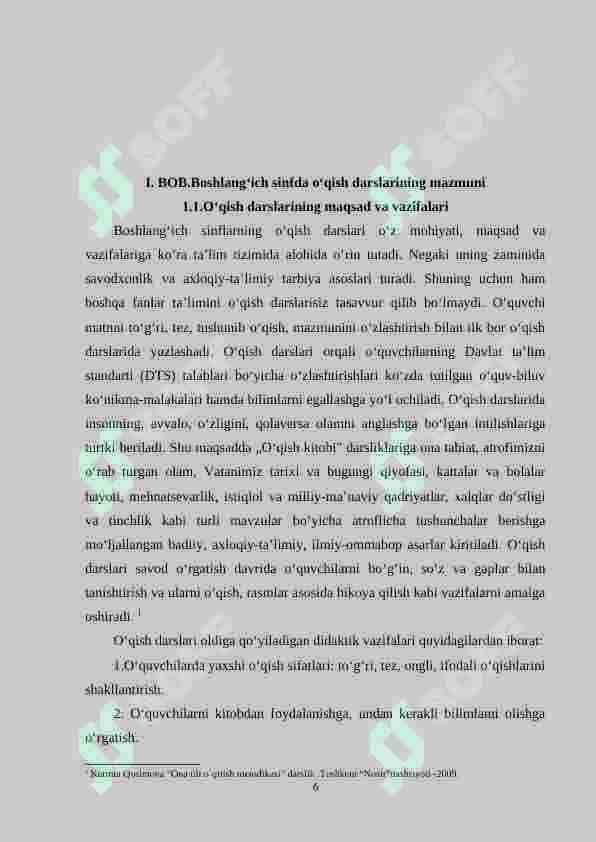 O‘qish darslarida "Ajdodlarimiz-faxrimiz" mavzusini o‘rganish 5