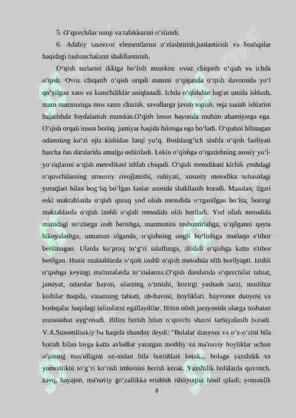 O‘qish darslarida "Ajdodlarimiz-faxrimiz" mavzusini o‘rganish 7
