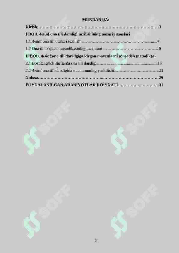 4-sinf ‘Ona tili’darsligining tahlili 2