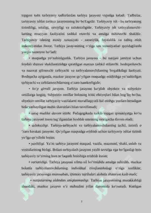 Tarbiya turlari va ularning shaxs kamolotiga ta’siri 7