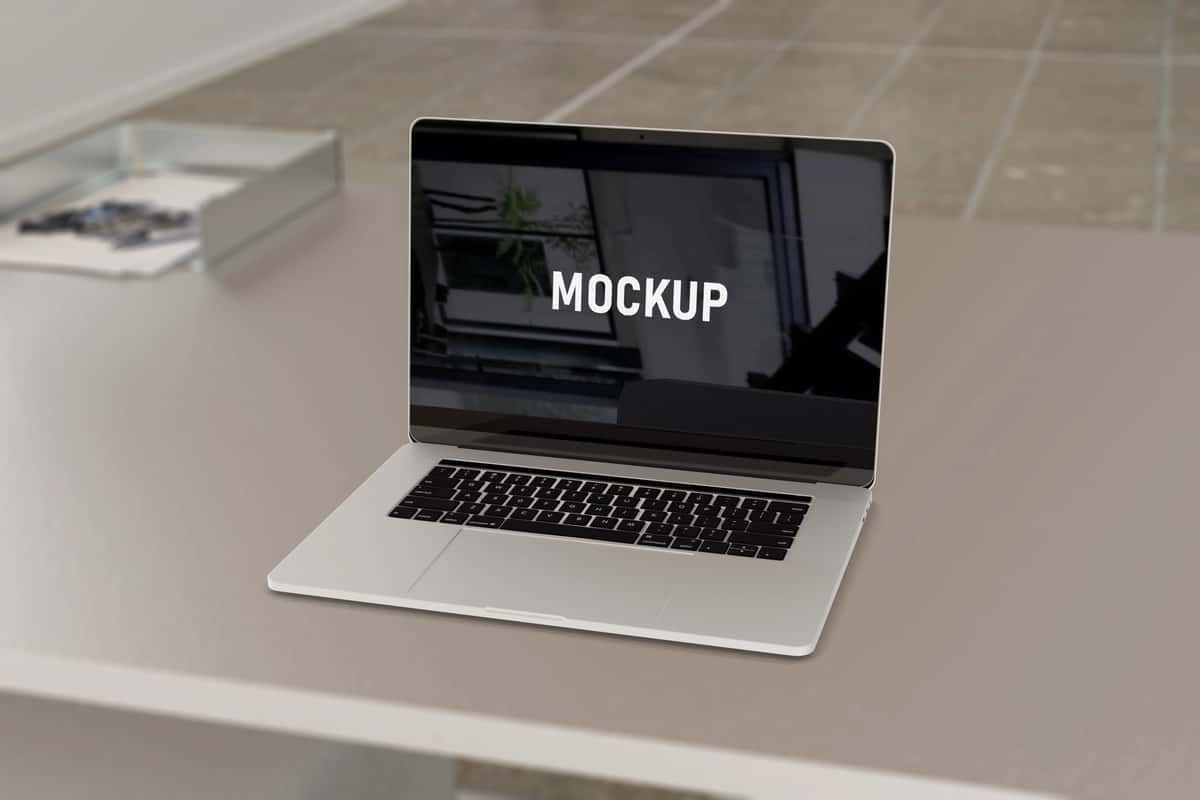 Noutbuk maketi | Laptop mockup 1