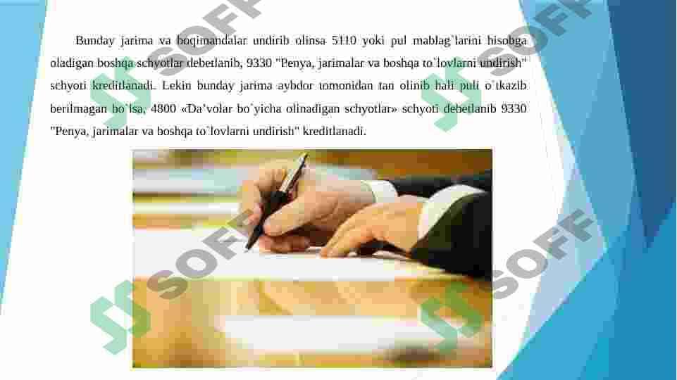 ASOSIY FAOLIYATDAN OLINGAN BOSHQA DAROMADLARNI TEKSHIRISH 6