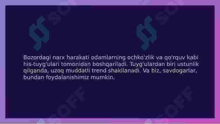 Trend savdo strategiyasi. 1-qism. Treyding. 3