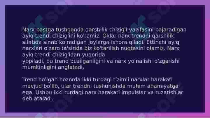 Trend savdo strategiyasi. 1-qism. Treyding. 7