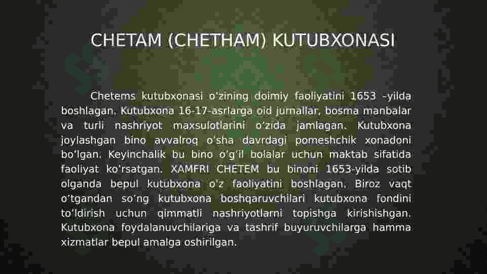 Uyg‘onish davrida Angliya kutubxonalari 5