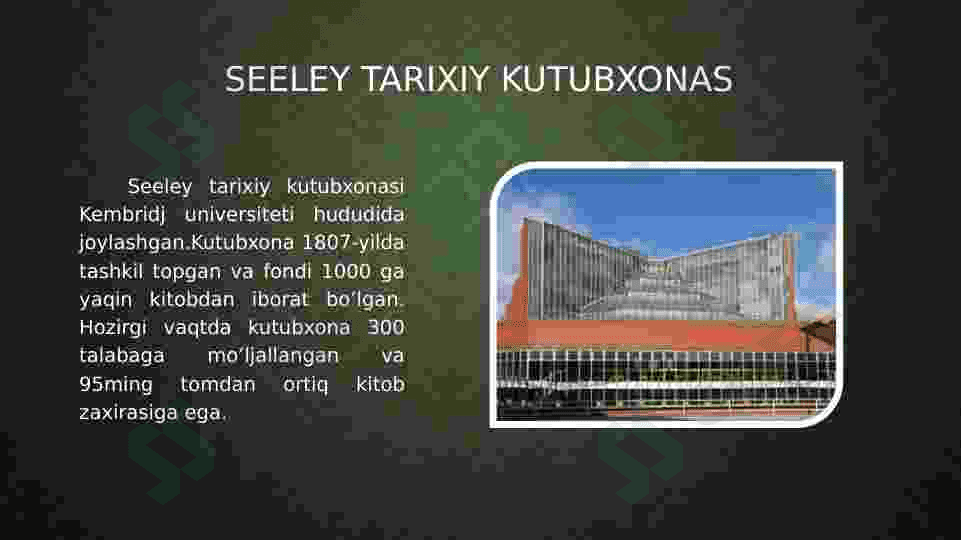 Uyg‘onish davrida Angliya kutubxonalari 8