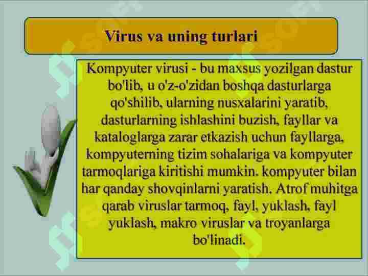 Fayllarni arxivlash va kompyuter viruslaridan himoyalanish 3